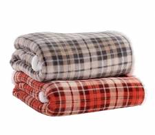 NEF NEF TARTAN TERRA ΚΟΥΒΕΡΤΑ ΜΕ ΓΟΥΝΑΚΙ ΜΟΝΗ